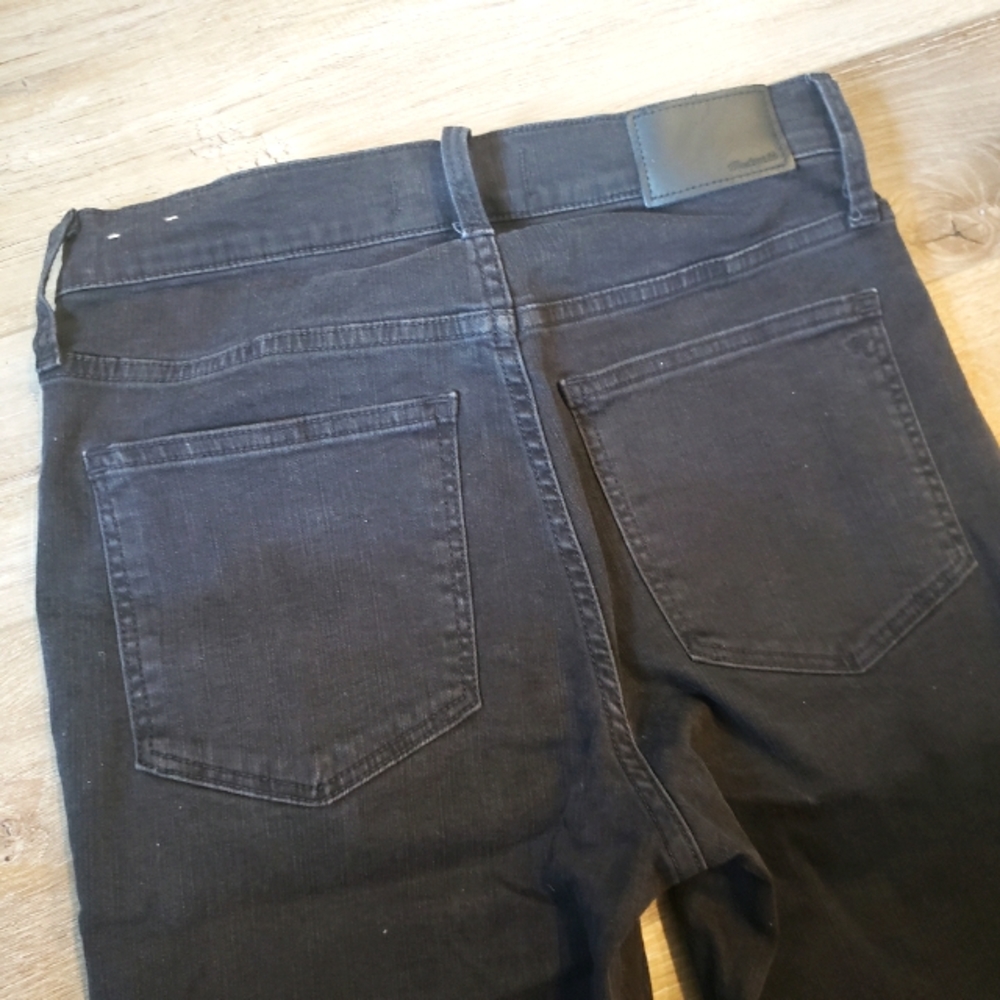 Madewell 10" high rise black jeans